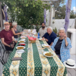 Participants enjoying lunch at Vista Alcantara
